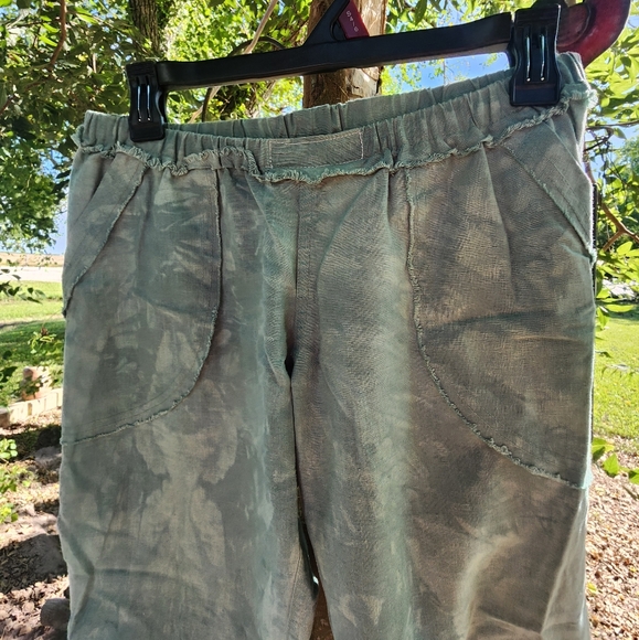 Teal Marcel Hemp Pants - Picture 8 of 11